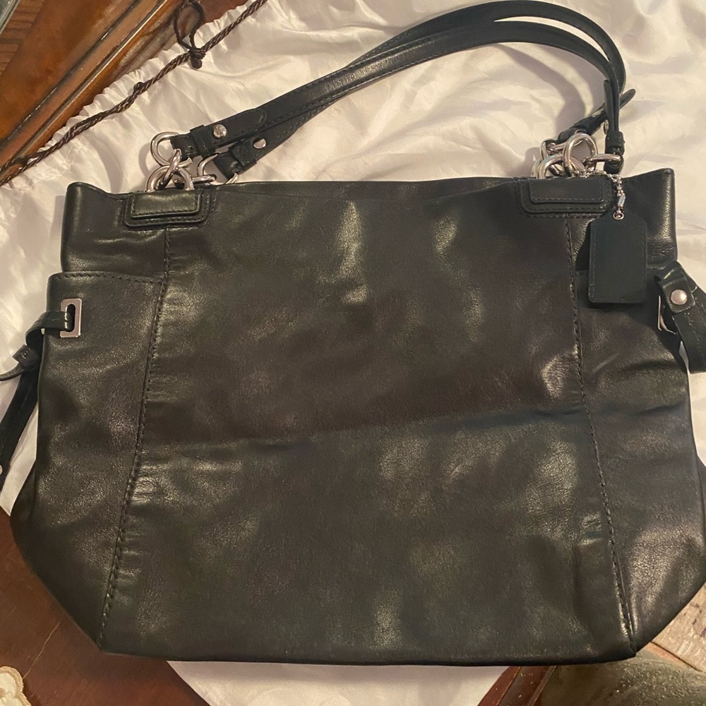Coach peyton leather tote